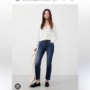 Banana Republic Girlfriend Jeans, Medium Wash, 30